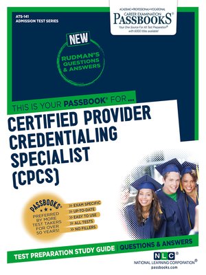 cover image of Certified Provider Credentialing Specialist